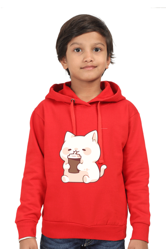 Cute Cat Hoodie Kids