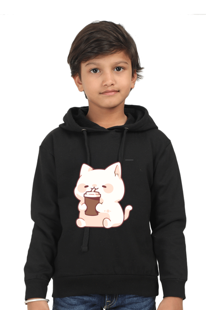 Cute Cat Hoodie Kids