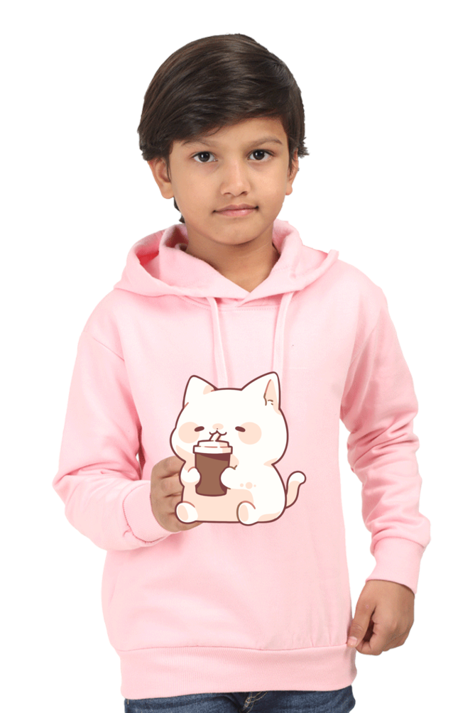 Cute Cat Hoodie Kids