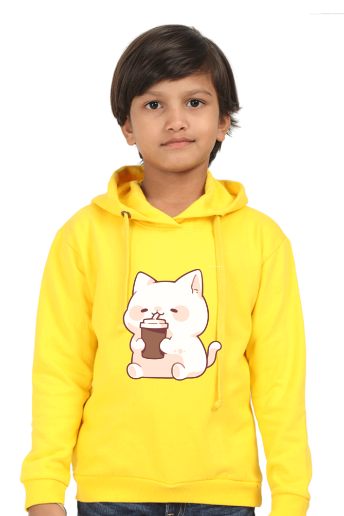 Cute Cat Hoodie Kids